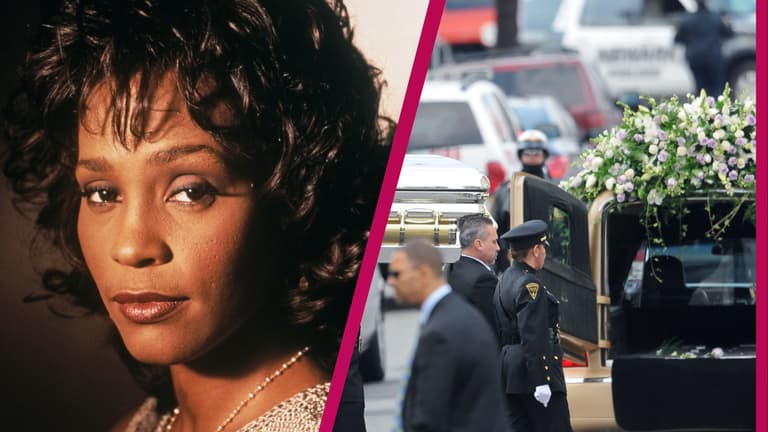 Spannende Sarg Offen Whitney Houston Grab Bildernull