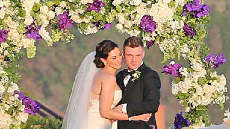Nick Carter und Lauren Kitt feierten eine romantische Garten-Hochzeit in Santa Barbara