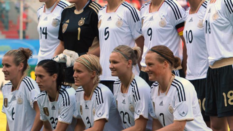 Die deutsche Frauenfußball Nationalmannschaft 2011